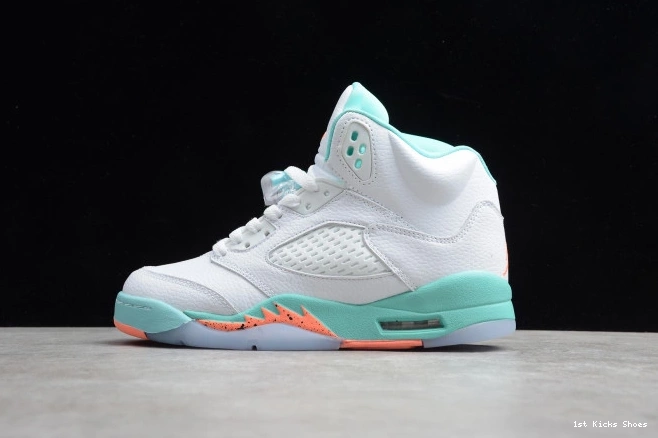 1st Kicks Aqua 440892-100 Light Air 5 GS Jordan 0802